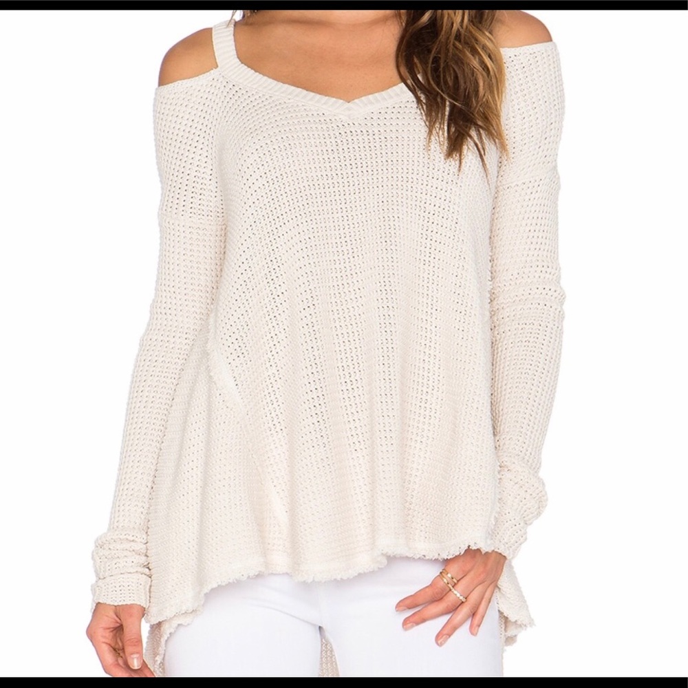 Free People Open Shoulder Sweater